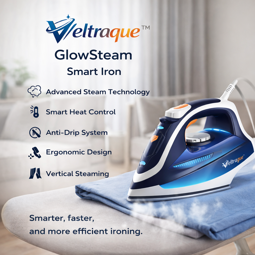 Veltraque™ GlowSteam Smart Iron
