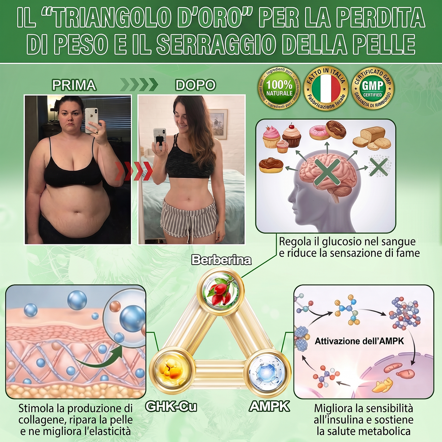 𝑫𝑶𝑻𝑨𝑳𝑬® Moringa x Berberina x AMPK Cerotto Nano Microneedle 8-Benefici per Dimagrimento & Metabolismo  (Solo una volta al giorno, cambiamenti visibili in 7 giorni)  ✅ Per obesità, pelle rilassata, diabete, apnea del sonno, problemi articolari e altro 🎈🎈